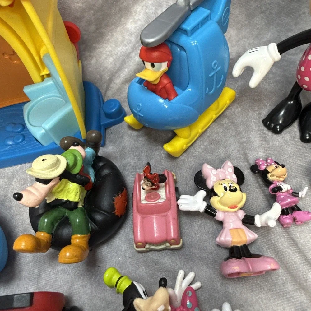 Fisher Price Little People Mickey & Minnie Mouse House Figures Lot Of 28 Vintage